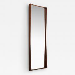 Rimbert Sandholt Rare Mirror with Rosewood Frame by Rimbert Sandholt 1950s - 4444232