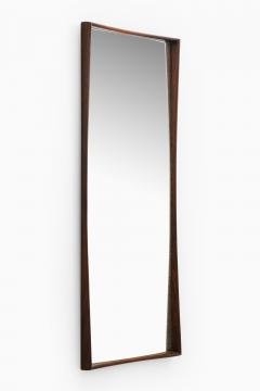 Rimbert Sandholt Rare Mirror with Rosewood Frame by Rimbert Sandholt 1950s - 4443582