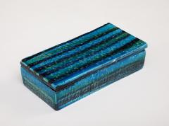 Rimini Blu Handcrafted Covered Box - 3486195