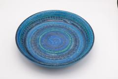 Rimini blue glazed ceramic bowl manufactured by Bitossi - 2845723