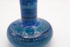 Rimini blue glazed ceramic vase manufactured by Bitossi - 2845744