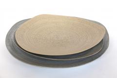 Rina Menardi Rina Menardi Handmade Ceramic Crackled Triangular Platters - 295381