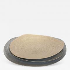 Rina Menardi Rina Menardi Handmade Ceramic Crackled Triangular Platters - 295835