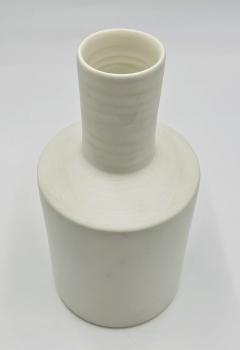 Rina Menardi Rina Menardi Luna White Ceramic Vase Hand Made Italy Italian Ceramics - 4727474