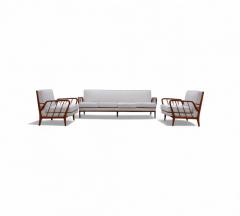 Rino Levi Armchairs in Caviuna wood Boucle Rino Levi 1960s Lot 394 - 4374870