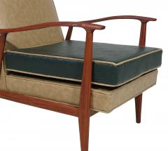 Rino Levi Mid century Brazilian Modern Lounge Chairs in Caviuna - 3665275