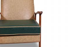 Rino Levi Mid century Brazilian Modern Lounge Chairs in Caviuna - 3665277