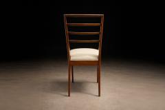 Rino Levi Set of 4 Chairs in Caviuna Leather Rino Levi 1960s - 4544726