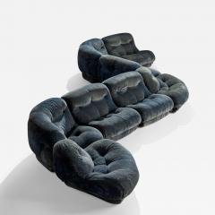 Rino Maturi Large Sectional Sofa in Fabric Italy 1970s - 4771732