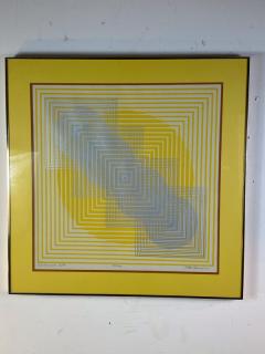 Rita Hermann OPTIC POP ART PRINT SIGNED AND TITLED BY RITA HERMANN - 1546465