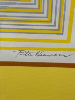 Rita Hermann OPTIC POP ART PRINT SIGNED AND TITLED BY RITA HERMANN - 1546467