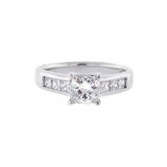 Ritani 1 02ct Princess Cut Diamond Engagement Ring - 4305995