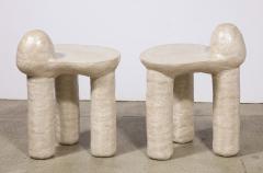 River Valadez Pair of Pearl Nube Chairs - 3052392