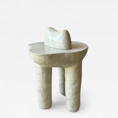 River Valadez Pastel Tripod Table with Sculpture - 2730989