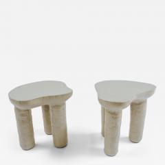River Valadez River Valadez Creamy Nube Tripod Side Table 2023 - 4588793