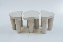 River Valadez River Valadez Three Piece Creamy Nube Coffee Table 2023 - 4730619