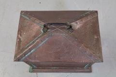 Riveted Copper Arts and Crafts Kindling Box - 2876976
