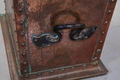 Riveted Copper Arts and Crafts Kindling Box - 2876978