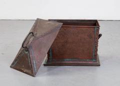 Riveted Copper Arts and Crafts Kindling Box - 2876979