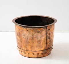 Riveted Copper Log Bin - 3209288