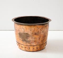 Riveted Copper Log Bin - 3209289