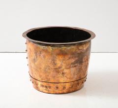 Riveted Copper Log Bin - 3209296