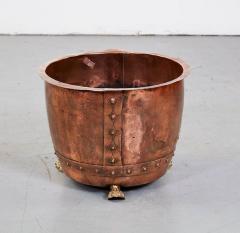 Riveted Copper Log Bin - 3535527