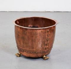 Riveted Copper Log Bin - 3535529