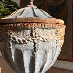 Robert Adam Adam Style Cast Iron Urn attributed to the Carron Iron Works Scotland - 4054299