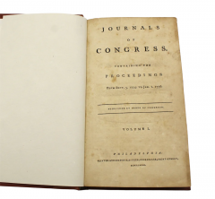 Robert Aitken Journals of Congress Containing the Proceedings From Sept 5 1774 to Jan - 3977438