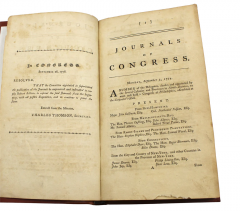 Robert Aitken Journals of Congress Containing the Proceedings From Sept 5 1774 to Jan - 3977447