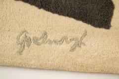 Robert Arthur Goodnough Vintage Cubist Inspired Tapestry by Robert Goodnough USA circa 1980 - 4386508