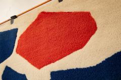 Robert Arthur Goodnough Vintage Cubist Inspired Tapestry by Robert Goodnough USA circa 1980 - 4386519