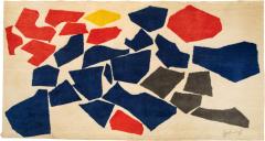 Robert Arthur Goodnough Vintage Cubist Inspired Tapestry by Robert Goodnough USA circa 1980 - 4483373