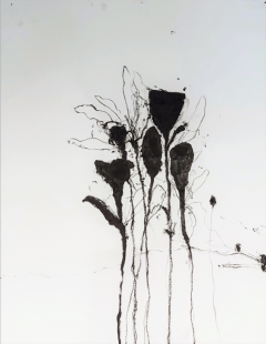 Robert Baribeau In the weeds ink bloom 5 Abstract Painting 2023 - 3368638