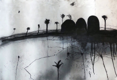 Robert Baribeau The Palms 6 Abstract painting 2023 - 3368624