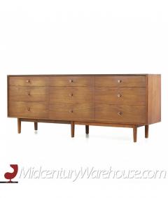 Robert Baron Robert Baron for Glenn of California Mid Century Walnut Lowboy Dresser - 3101685