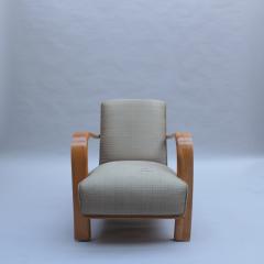 Robert Block Pair of Fine French 1930s Armchairs by Robert Block - 3924931