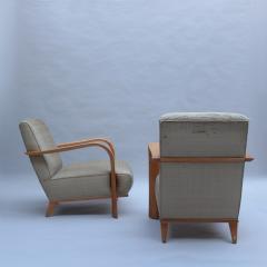 Robert Block Pair of Fine French 1930s Armchairs by Robert Block - 3924932