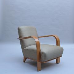 Robert Block Pair of Fine French 1930s Armchairs by Robert Block - 3924933