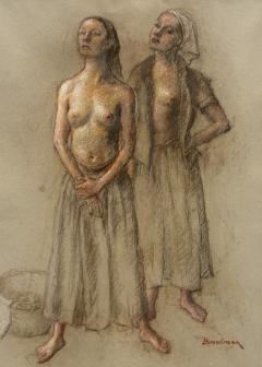 Robert Brackman Standing Female Nudes  - 4796612
