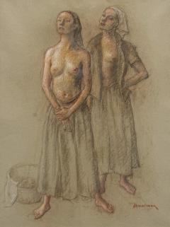 Robert Brackman Standing Female Nudes  - 4796613