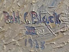 Robert C Black Robert C Black III Rocky Mountain Landscape Colorado 1938 Oil on Board - 4477949