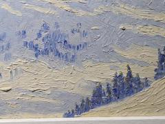 Robert C Black Robert C Black III Rocky Mountain Landscape Colorado 1938 Oil on Board - 4477955