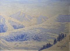 Robert C Black Robert C Black III Rocky Mountain Landscape Colorado 1938 Oil on Board - 4478027