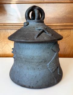 Robert Chapman Turner Sculptural Ceramic Ashanti Jar Robert Turner Exhibited - 3526730