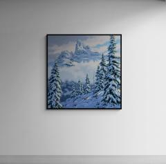 Robert E Wood Above the Clouds Black Tusk - 4420953