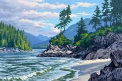 Robert E Wood Tonquin Park Morning - 4046027