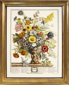 30％OFF】 12ヵ月の花々 ロバート フーバー Robert Furber 額入り 額縁