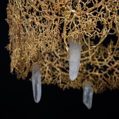 Robert Goossens Coral and crystal lamp - 3720844